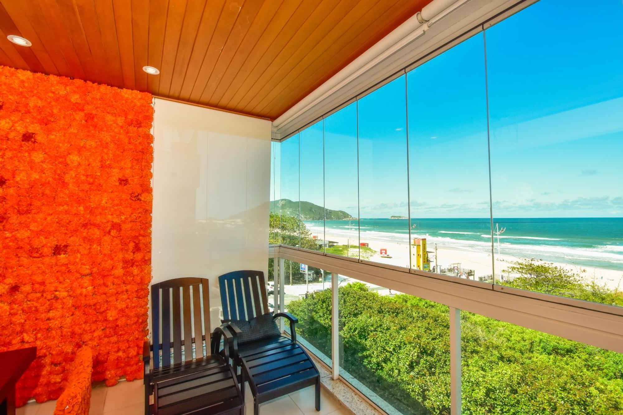 Apartamento Frente Mar Na Praia Do Santinho N880 Florianópolis Eksteriør billede
